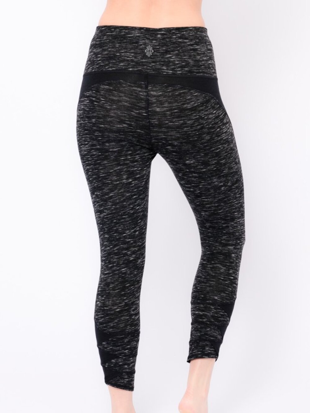Nomads Hemp Wear Gravity Capris - Black Fleck Melange
